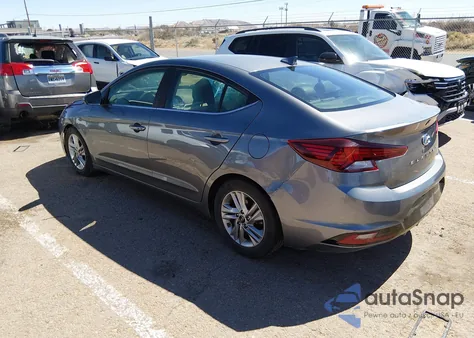 2019 Hyundai Elantra Limited from USA, damaged, VIN 5NPD84LF2KH461126